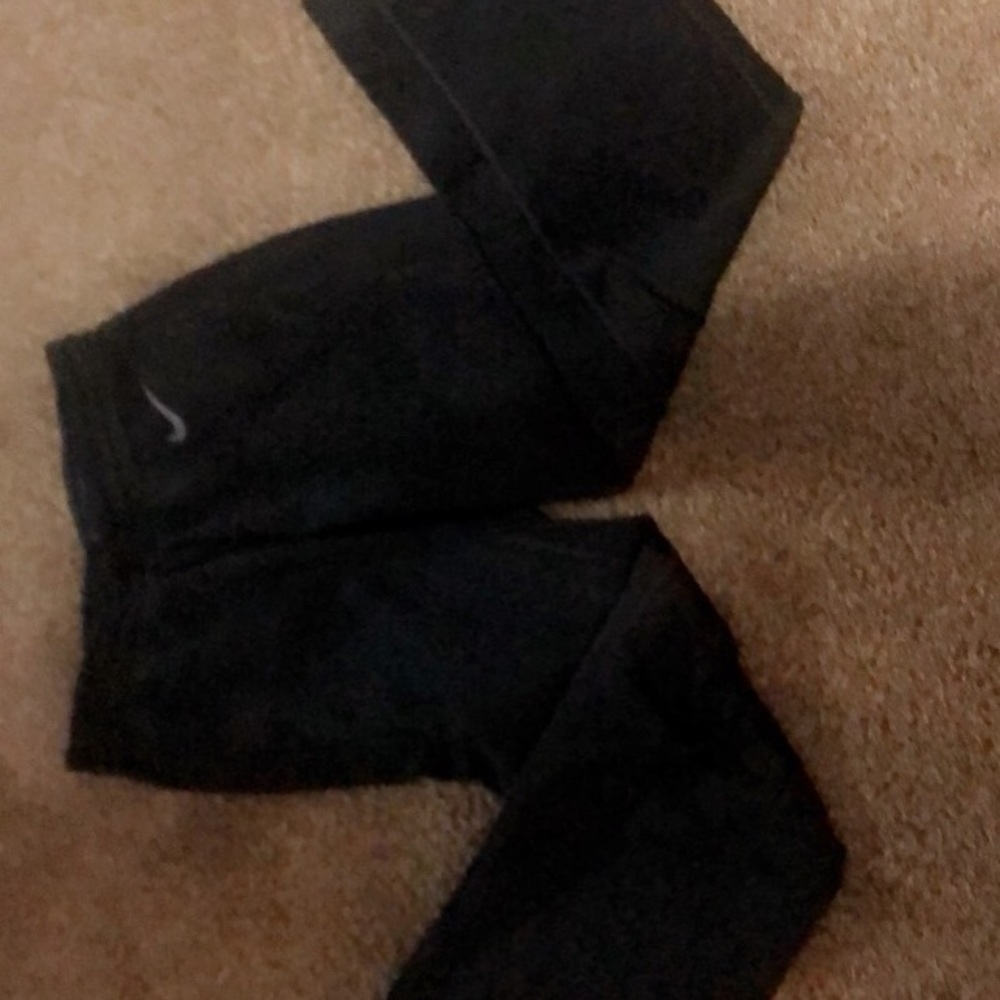 Black nike sweatpants.